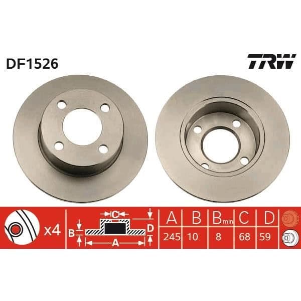 JEU AV DISKAR TRW DF1526