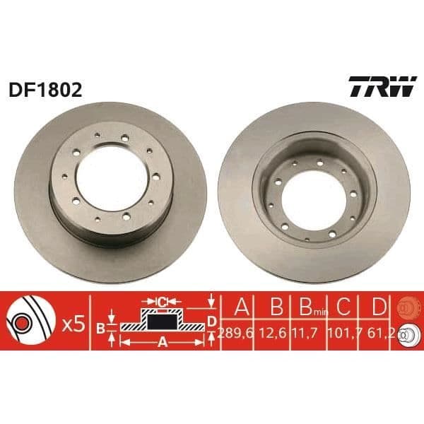 JEU AV DISKAR TRW DF1802