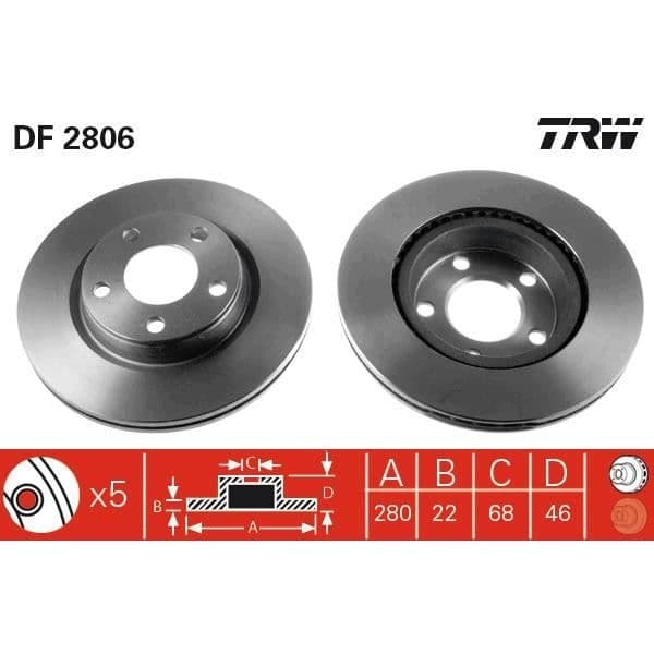 DISKSPEL TRW DF2806