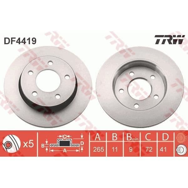 JEU AV DISKAR TRW DF4419
