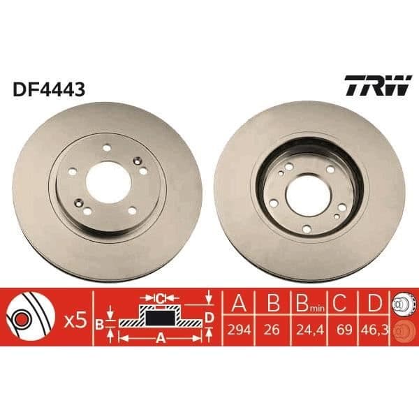 DISKSPLEJ TRW DF4443