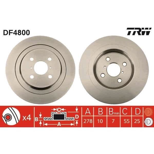 JEU AV ENTRÉES TRW DF4800