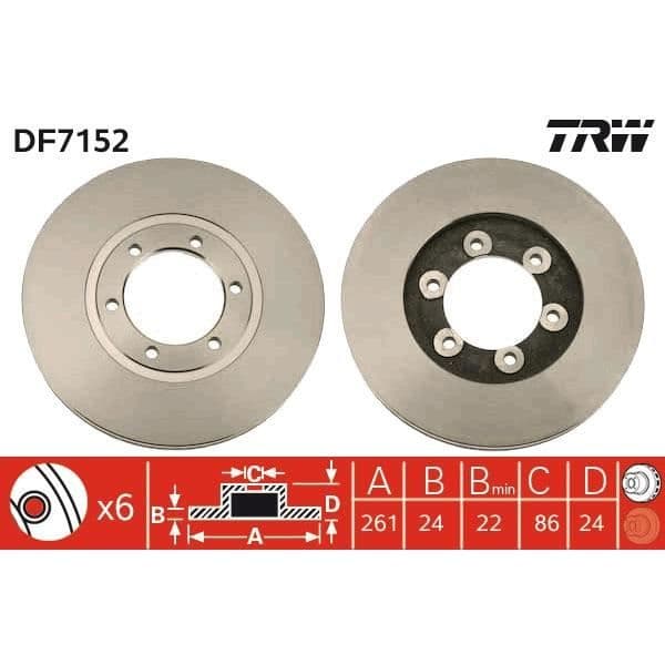 DISKSPARR TRW DF7152
