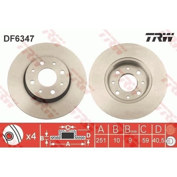 DISKSPARADE TRW DF6347