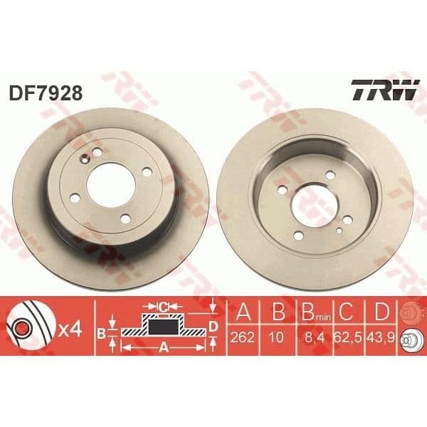 JEU AV SKIVOR TRW DF7928