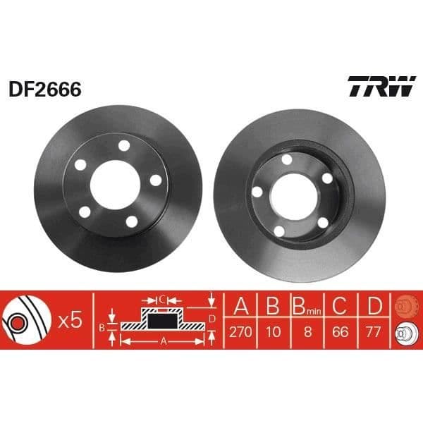 JEU AV DISKAR TRW DF2666