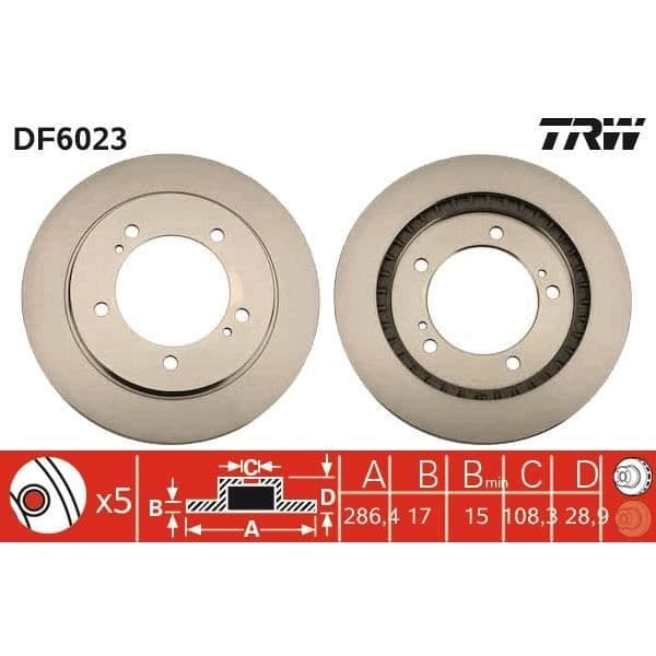 DISKSPINNA TRW DF6023