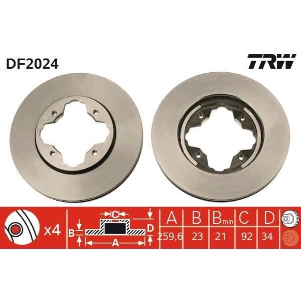 DISKSPEL TRW DF2024