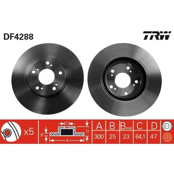 DISKSPILL TRW DF4288