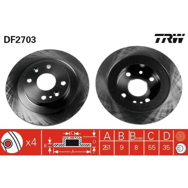 JEU AV SKIVOR TRW DF2703