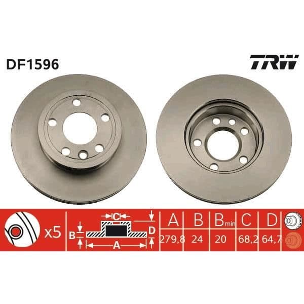 JEU AV DISKAR TRW DF1596
