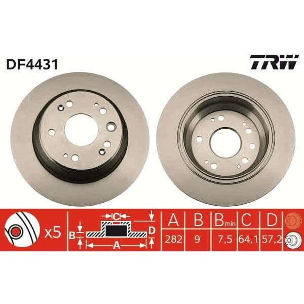 DISKSET TRW DF4431