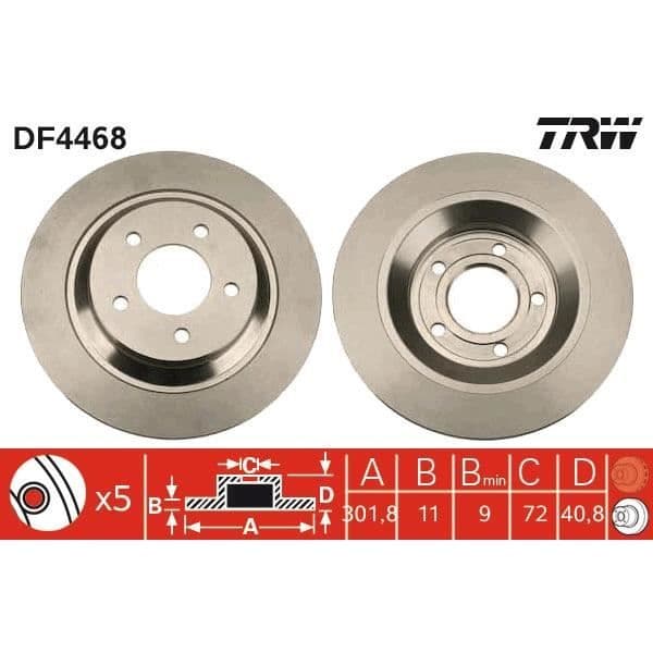JEU AV SKIVOR TRW DF4468