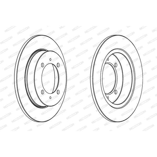 FERODO DDF886C SKIVSET