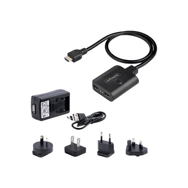 STARTECH 2-PORTS HDMI SPLITTER 1 IN 2 OUT 4K HDMI 2.0 DISPLAY/OUTPUT SPLIT - HDMI-SPLITTER-4K60UP