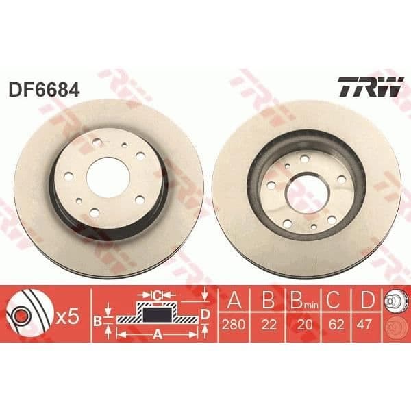 DISKSPEL TRW DF6684