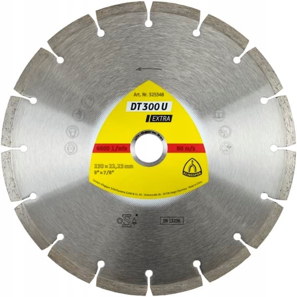 DIAMANTBLAD för betongkuber 230 mm SEGMENT