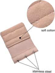 BH-forlængelse Hvid / sort / lys beige 3-pak