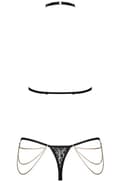 Miniatyrbillede 4 af 5: Obsessive Pantheria 2-pcs Set Black