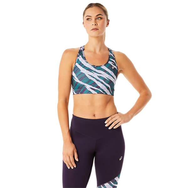 ASICS Wild Camo Bra 2012C376-500, Kvinna, Sport-BH, Flerfärgad Multicolour L