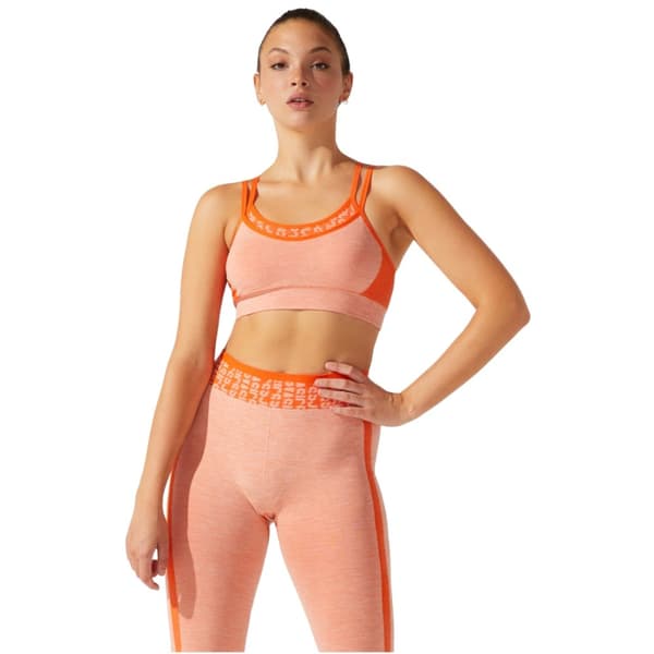 Asics Cropped Logo Seamless Bra 2032B791-800, Kvinde, Sports-bh, Orange Orange M