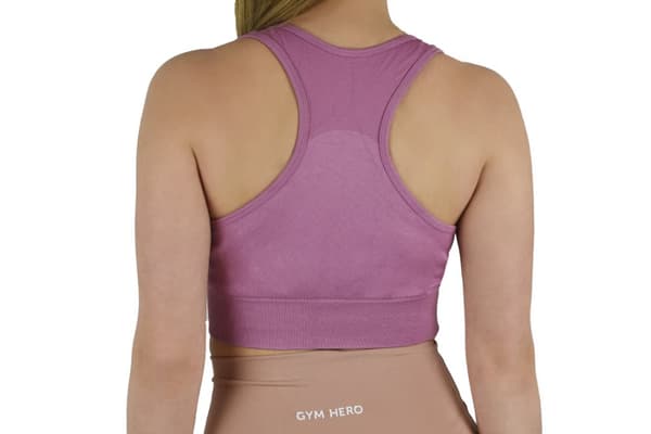 GymHero Miami Cute Bra BASIC-MAUVE, Kvinde, Sports-bh, Lilla