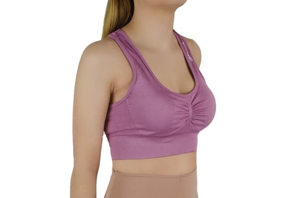 GymHero Miami Cute Bra BASIC-MAUVE, Kvinde, Sports-bh, Lilla
