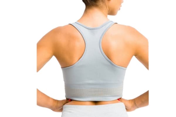 GymHero Stripes Bra BRA-GRAPHITE, Kvinna, Sport-BH, Grå