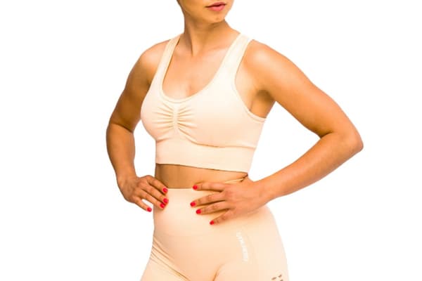 GymHero California Cute Bra BRA-PEACH, Kvinna, Sport-BH, Orange