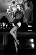 Miniatyrbild 2 av 2: Ballerina 573 Black/Claret Hold Ups