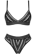Miniatyrbillede 3 af 5: Obsessive Natilya 2-pcs Set Black Sexet undertøj