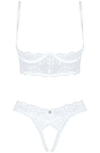 Obsessive Heavenlly 2-pcs Cupless Set Sexy undertøy