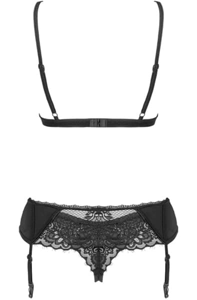 Obsessive Maderris 3-pcs Set seksikkäät alusvaatteet