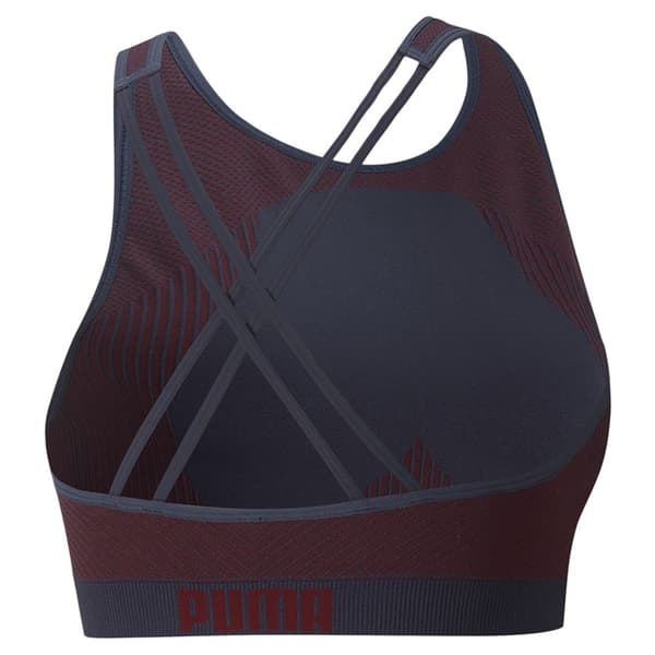 Puma Liten Påverkan Sport-bh Long Line Blå S Kvinna