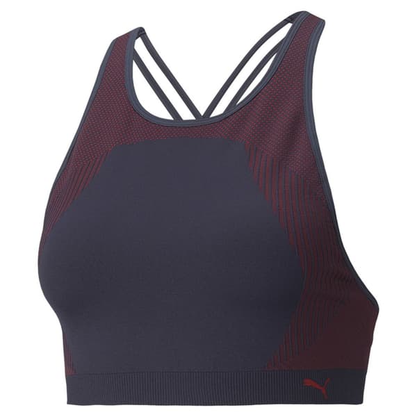 Puma Liten Påverkan Sport-bh Long Line Blå M Kvinna