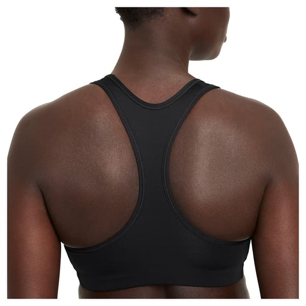Nike Bh Dri Fit Swoosh Sort M Kvinde