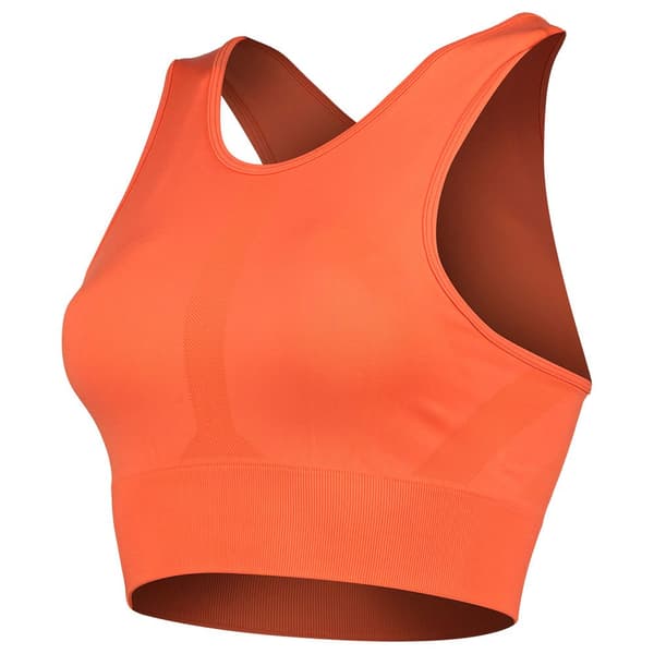 Superdry Core Seamless Mid Impact Bra Orange M Kvinna