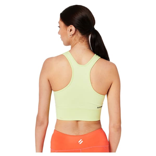 Superdry Core Seamless Mid Impact Bra Gul S Kvinna