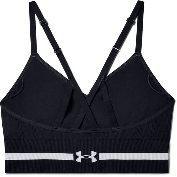 Under Armour Seamlelow Lång Bh Svart L Kvinna