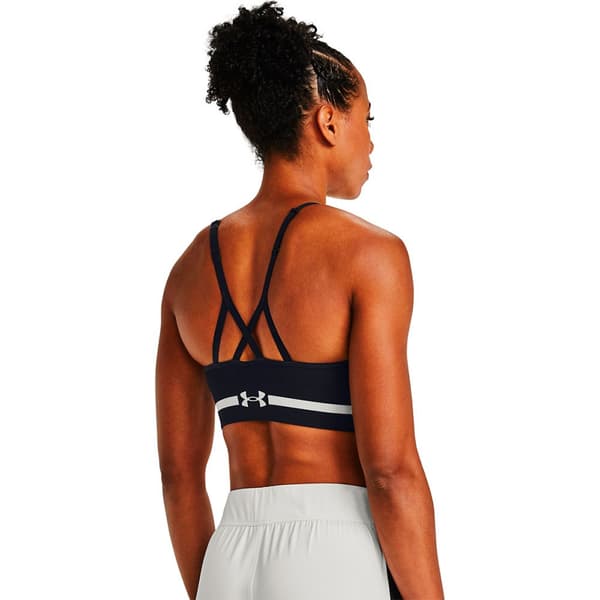Under Armour Seamlelow Lång Bh Svart L Kvinna