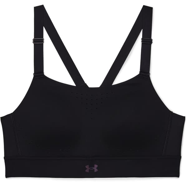 Under Armour High Support Sports Bh För Rush™ Svart 80 / B Kvinna