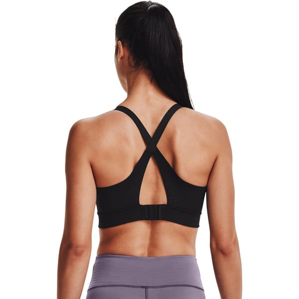Under Armour High Support Sports Bh För Rush™ Svart 80 / B Kvinna