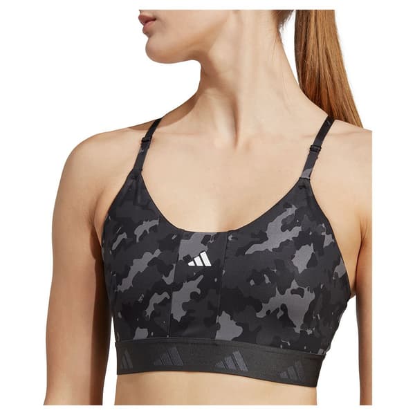 Adidas Sports Top Aer Ls Tf Aop Sort XS / AC Kvinde