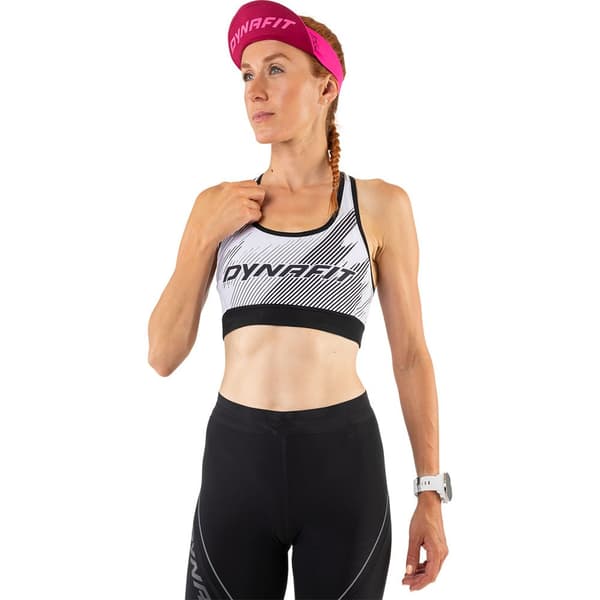 Dynafit Sports-bh Alpine Graphic Hvid L Kvinde