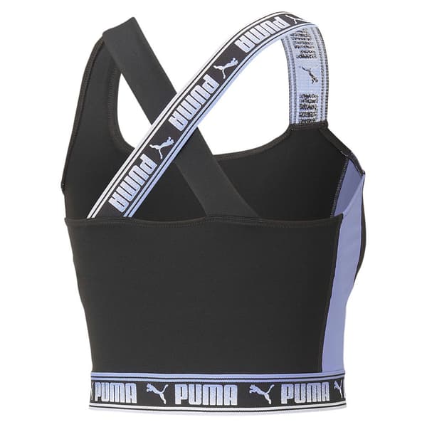 Puma Sport Top Strong Fa Blå,Svart XS Kvinna