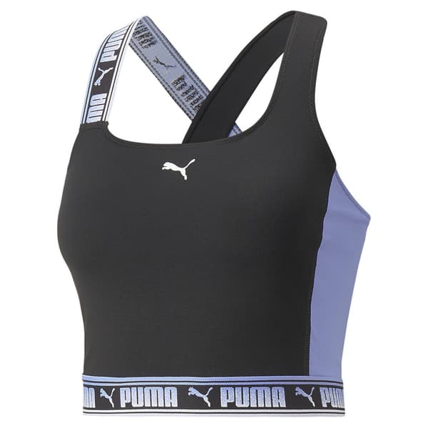 Puma Sport Top Strong Fa Blå,Svart XS Kvinna