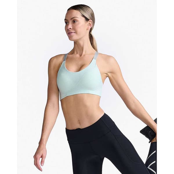 2xu Sports-bh Medium Support Aero Blå L Kvinde
