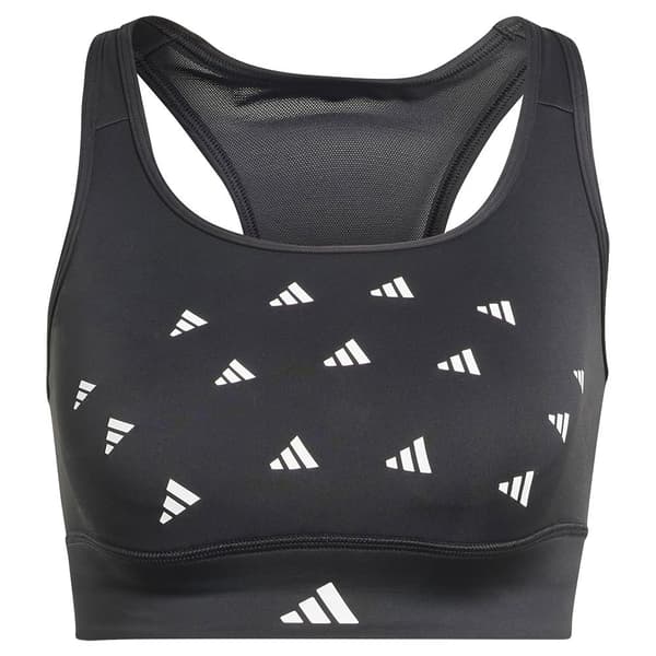 Adidas Sports-bh Powerreact Medium Sort XL / AC Kvinde