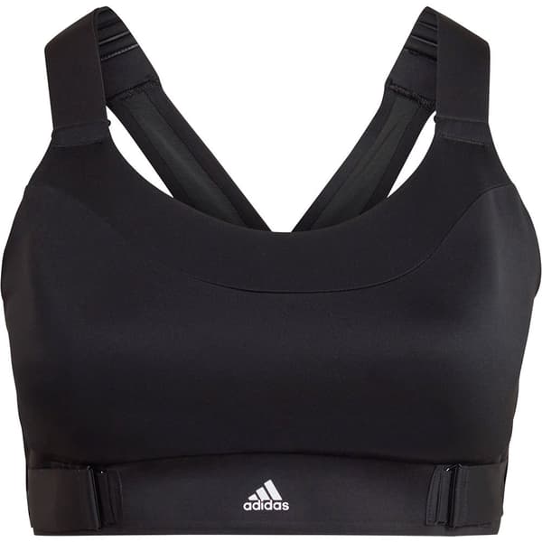 Adidas Top Fastimpact Luxe Run High-support Big Sort 1X Kvinde