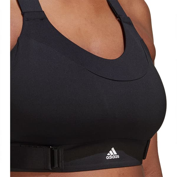 Adidas Top Fastimpact Luxe Run High-support Big Sort 1X Kvinde